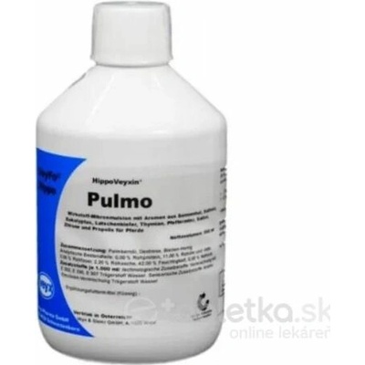 Hippo Veyxin Pulmo emulzia na zlepšenie dýchania pre kone 0,5 l