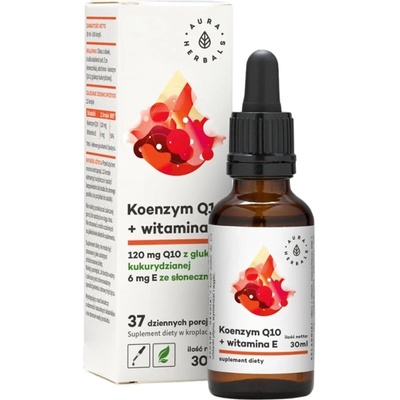 Aura Herbals Coenzyme Q10 + Vitamin E Drops [30 мл]