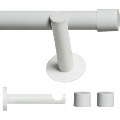 VOPPI GARNÝŽ JEDNOŘADÁ LOFT 19MM 160 CM ČERNÁ