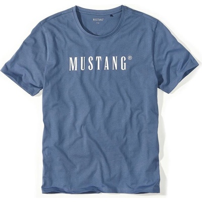 Mustang Modré pánske tričko Bennet