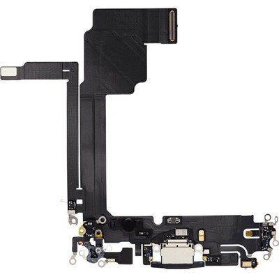 AppleKing nabíjací a audio flex konektor pre iPhone 15 Pro Max - čierny titán