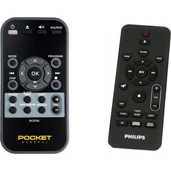 GENERAL Philips rc-5760 - дистанционно управление дубликат (rc-5760)