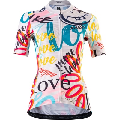 Nalini Дамска фланелка с къс ръкав за колоездене Nalini Women's Graffiti Jersey Cycling jersey - Graffiti - размер XS (156-2820-0111)
