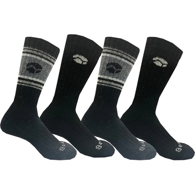 Gelert Мъжки чорапи Gelert 4Pk Crw Socks Mens - Black