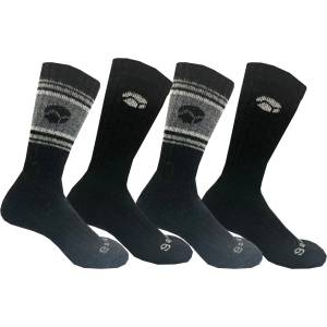 Gelert Мъжки чорапи Gelert 4Pk Crew Socks Mens - Black