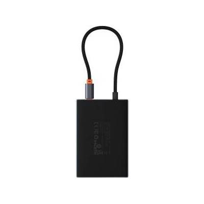 Baseus Hub USB-C 8w1 Baseus PioneerJoy HDMI 4K@60Hz + HDMI 4K@30Hz + DisplayPort 8K@30Hz + VGA + 2 x USB-A 3.0 + 2 x USB-C - gray