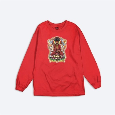 DGK Buddha L/S Tee red