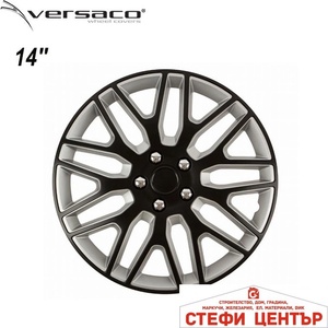 Versaco Тасове за джанти 14'' Versaco Dakar NC Black/Silver (56309) - steficenter
