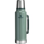 STANLEY 1913 Classic Legendary Thermos Bottle 1.4L - Thermos Keeps Hot or Cold for 40 Hours - Stainless Steel Thermos Flask - BPA Free - Dishwasher Safe - Hammertone Green - 10-11347-119 (10-11347-119)