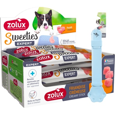 Zolux Pochoutka pes SWEETIES kuřecí krém. tyčinka 14 g