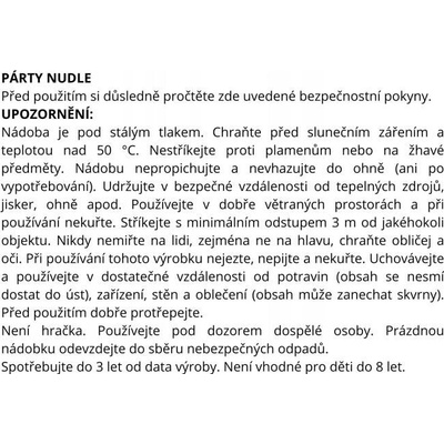 Serpentin Ve spreji konfety narozeninová párty 250 ml
