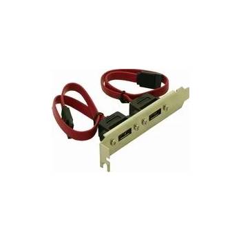 Delock Скоба за слот 2x вътрешен SATA 2x външен eSATA (65116)