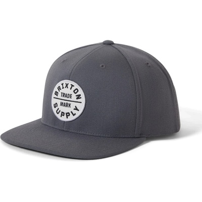 Brixton Мъжка шапка с козирка Brixton Oath III Snapback Cap - Future Grey - размер One Size (904-3695-0511)