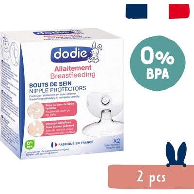 Dodie Chrániče prsných bradaviek 2 ks