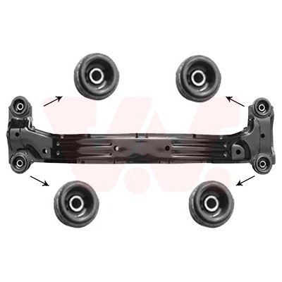 Tělo nápravy VAN WEZEL 8257629 | Zboží Auto