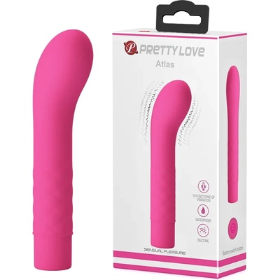 G-SPOT вибратор, необичайни усещания, 14см. - Atlas Pink (DEBRA01241)