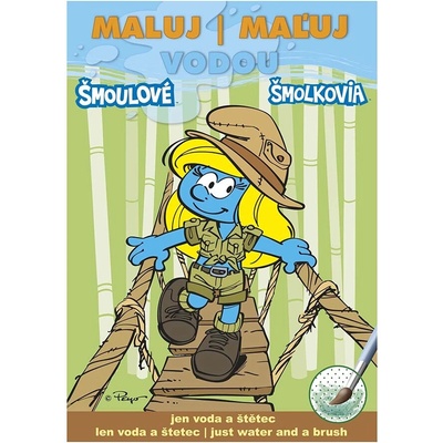 Maluj vodou Šmoulové Akim