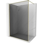 Mexen Kioto-XF душ кабина Walk-in с рамка 80 x 202 см, графит 10 мм, златна - 800-080-104-50-40-X (800-080-104-50-40-X)