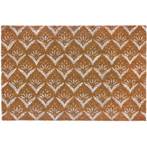 Unimasa Рогозка от кокосови влакна 60x40 cm Mini White - Casa Selección (803537)