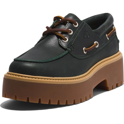 Timberland Обувки с връзки 'Stone Street 3 Eye Boat' зелено, размер 8