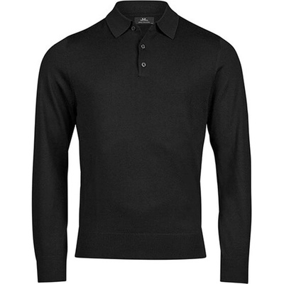 Tee Jays pánska polokošeľa s merinom TJ6002 black