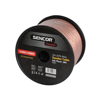 SENCOR SAV 2075-100m repro kab 2x0,75mm2