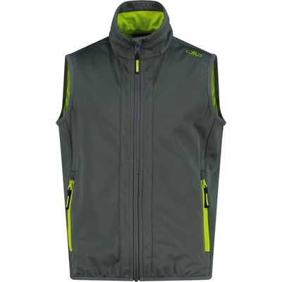 CMP Детски софтшел елек CMP Kid's Vest Softshell vest - Grey - размер 140 (EU) (703-6923-0114)