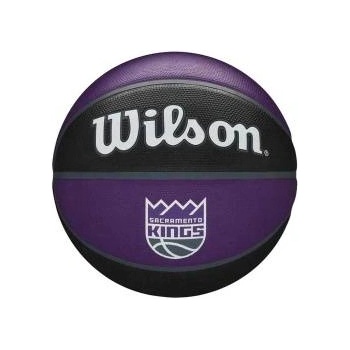 Wilson Баскетболна Топка Wilson Nba Team Tribute Sac Kings Син Естествен каучук (Размер 7)