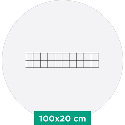 Gabionová síť 100x20 cm, oko 10x5 H