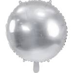 Party Deco Фолиев Балон, Сфера, Сребро, 59см (fb177-018)