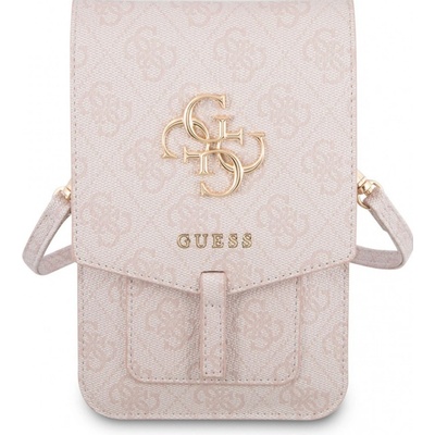 Pouzdro Guess PU Metal Logo Phone Bag růžov