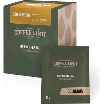 COFFEE LIMIT DRIP COFFEE BAG Colombia Supremo 5 x 10 g
