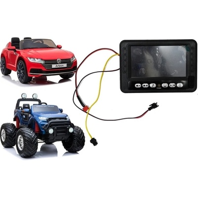 Lean Cars Hudobný panel pre elektrické autíčko s batériou LCD MP4 do Ford Ranger Monster DK-550 Arteon