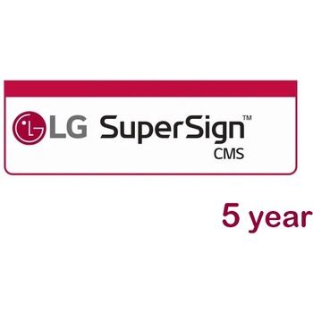 LG Софтуер за signage LG webOS SuperSign CMS, 5 години, SSO-5SLS