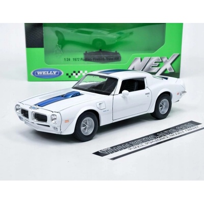 Pontiac Firebird Trans Am 1972bílá/modrá WELLY 1:24