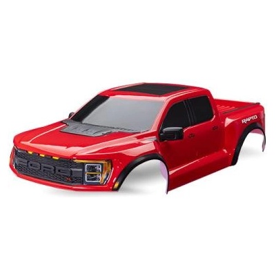 Traxxas каросерия Ford F-150 Raptor R червена