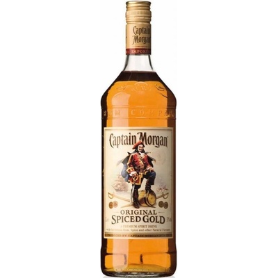 Captain Morgan Original Spiced Gold 35% 1 l (holá láhev) – Zbozi.Blesk.cz