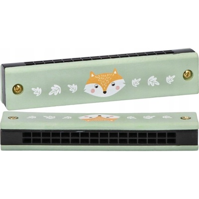 Adam Toys foukací harmonika Lišák modrá