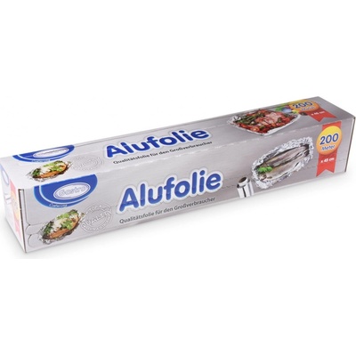 Alu fólie v boxu 44 cm x 200 m, 11 µm [1 ks] (69174)