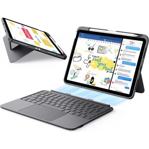 ESR Калъф за iPad Air - ESR Flex Keyboard - Тъмносив