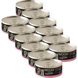 WOOLF WildCat Ultimate Kitten Salmon Pate 12 x 85 г