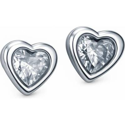 Solla Amise Love dámske náušnice z ocele 304 strieborné CH-Z-NA43