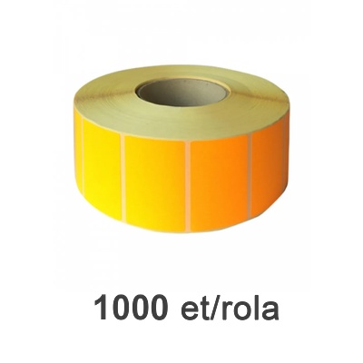 ZINTA Ролки термо хартия ZINTA, portocalii 50x30mm, 1000 ет. / ролка (50X30X1000-TH-ORA)