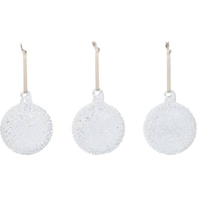 Ferm Living Vánoční ozdoba Flurry Ø 8 cm – set 3 ks