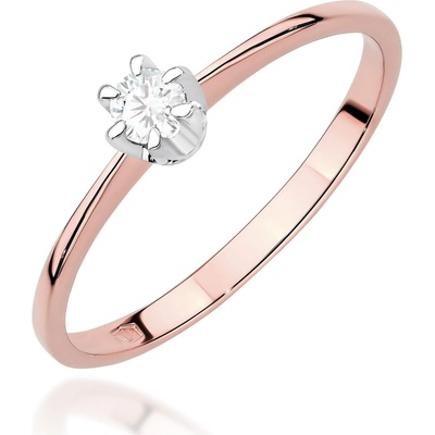 Blink Blink Zásnubný prsteň v ružovom zlate s Lab-Grown diamantom 1302RLB