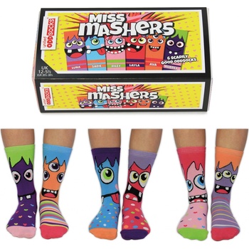 United Odd Socks Veselé ponožky Miss Mashers