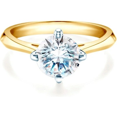 Savicki Zásnubný prsteň The Light dvojfarebné zlato diamant DL R4 2 ZB