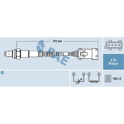 Lambda sonda FAE 77240