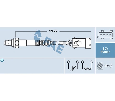 Lambda sonda FAE 77240