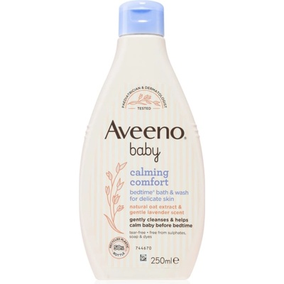 Aveeno Baby Calming Comfort миещ гел за добър сън за детска кожа 250ml